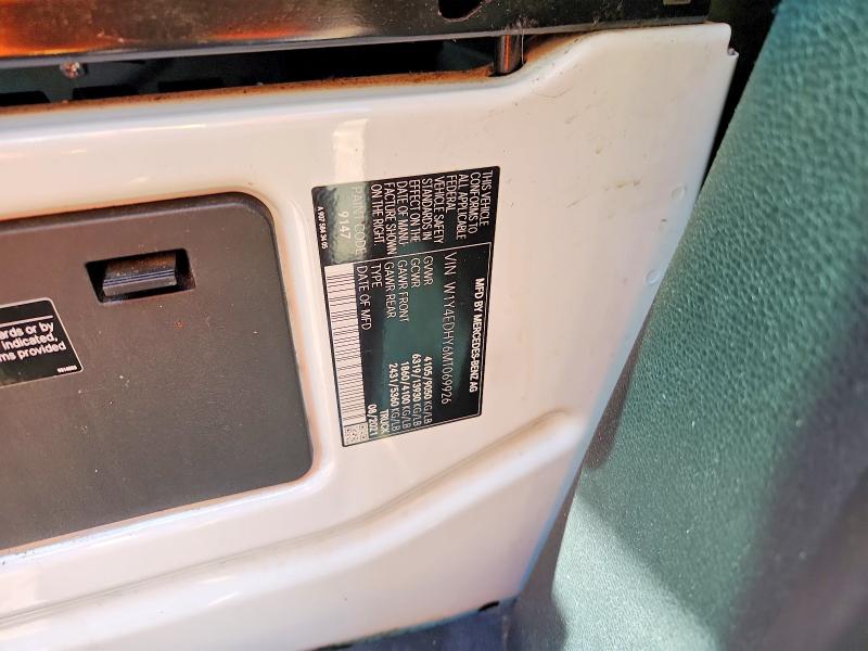 47375546 :رقم المزاد ، W1Y4EDHY6MT069926 vin ، 2021 Mercedes-benz Sprinter مزاد بيع