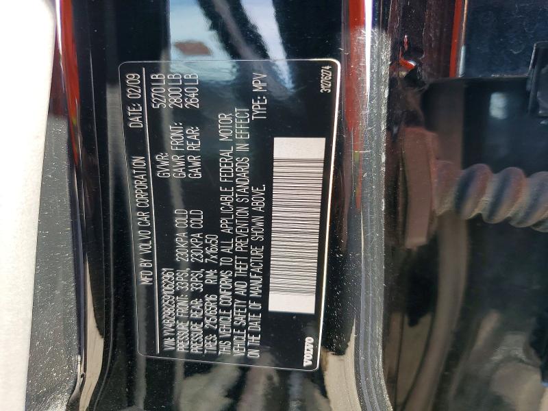 Aukcja sprzedaży 2009 Volvo Xc70, vin: YV4BZ982591062961, numer aukcji: 55307996