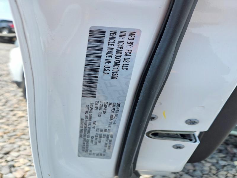 54461056 :رقم المزاد ، 1C4PJMDXXMD101300 vin ، 2021 Jeep Cherokee مزاد بيع