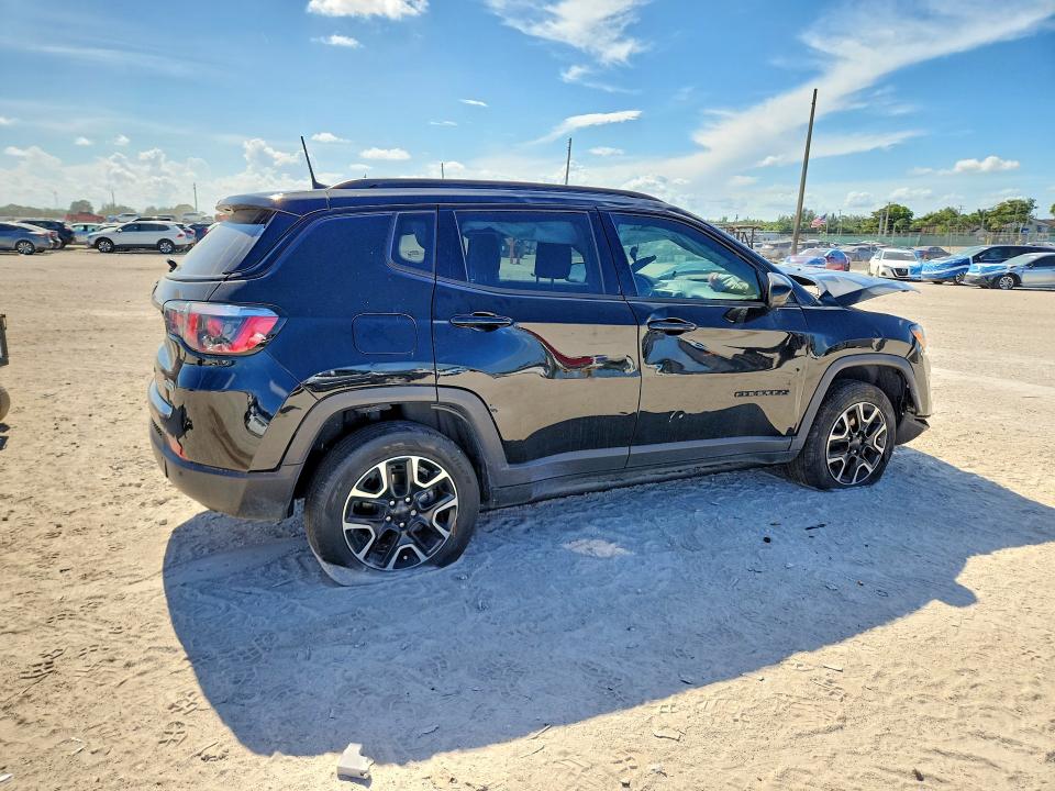 2020 Jeep Compass მანქანა იყიდება აუქციონზე, vin: 3C4NJDAB0LT174569, აუქციონის ნომერი: 53539166
