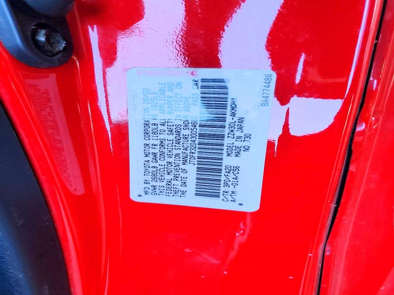 Продажа на аукционе авто 2003 Toyota Mr2, vin: JTDFR320430054680, номер лота: 52888406