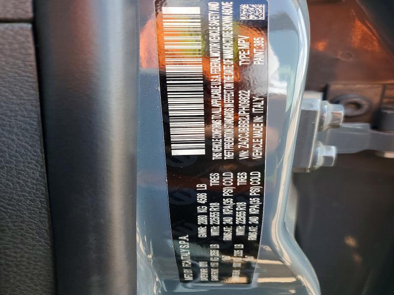 2018 Jeep Renegade მანქანა იყიდება აუქციონზე, vin: ZACCJBBB2JPH09822, აუქციონის ნომერი: 54092246