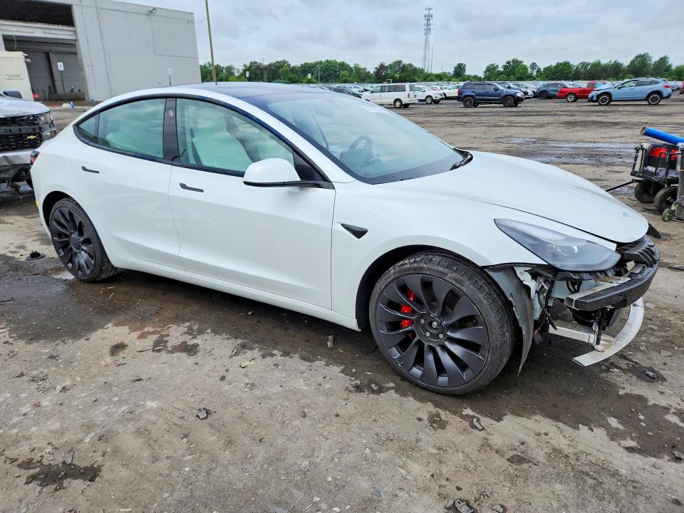 Продажа на аукционе авто 2021 Tesla Model 3, vin: 5YJ3E1ECXMF044635, номер лота: 54773036