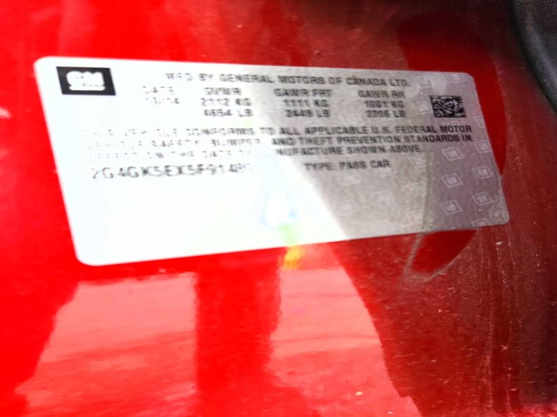 Продаж на аукціоні авто 2015 Buick Regal, vin: 2G4GK5EX5F9148926, номер лоту: 55109176
