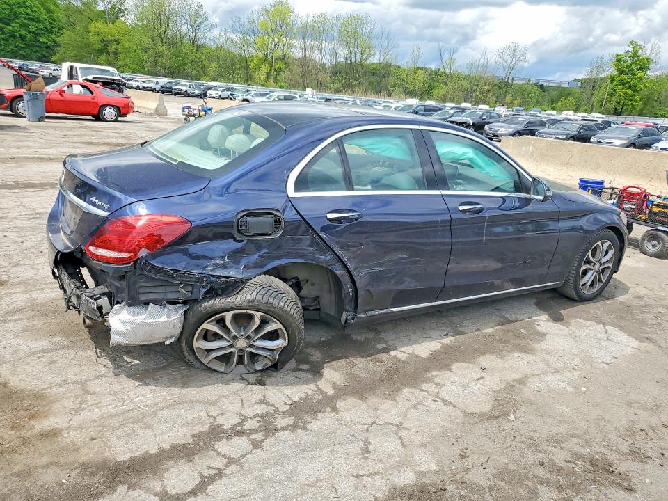53785536 :رقم المزاد ، 55SWF4KB1HU196296 vin ، 2017 Mercedes-benz C مزاد بيع