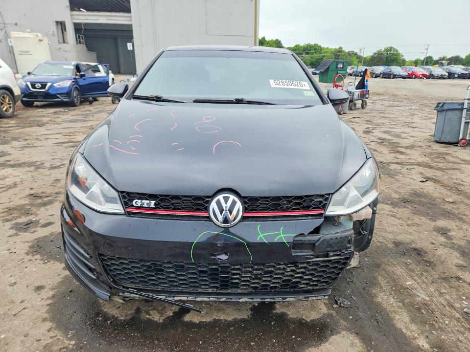 52850626 :رقم المزاد ، 3VW5T7AU9HM019224 vin ، 2017 Volkswagen Gti مزاد بيع