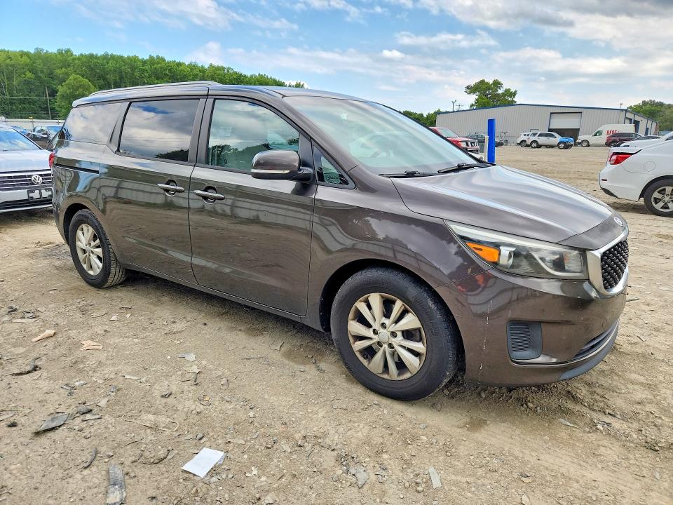 2016 Kia Sedona მანქანა იყიდება აუქციონზე, vin: KNDMB5C10G6165972, აუქციონის ნომერი: 53904106