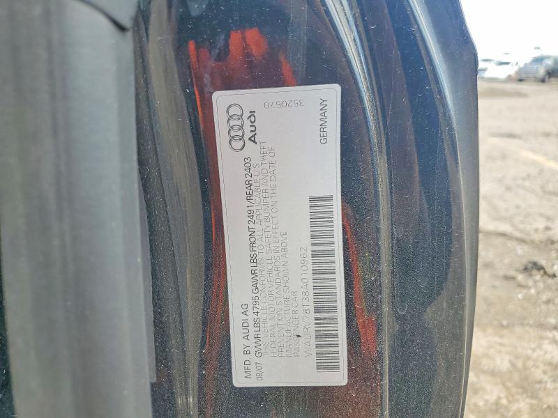 Aukcja sprzedaży 2008 Audi S5, vin: WAURV78T38A010962, numer aukcji: 53065776