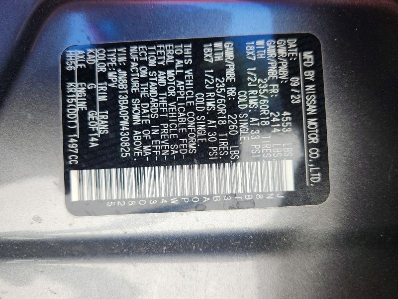 Aukcja sprzedaży 2023 Nissan Rogue, vin: JN8BT3BA0PW430825, numer aukcji: 52890606