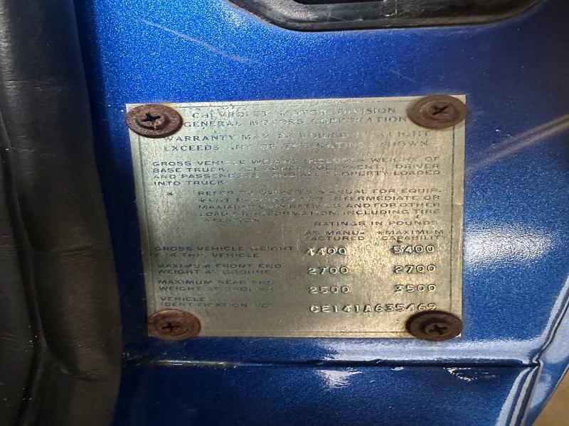 Продажа на аукционе авто 1971 Chevrolet C-10, vin: CE041A635469, номер лота: 52091276