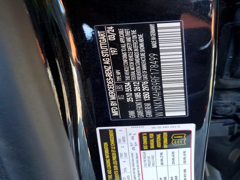 53482776 :رقم المزاد ، W1NKM4HB9RF178499 vin ، 2024 Mercedes-benz Glc مزاد بيع
