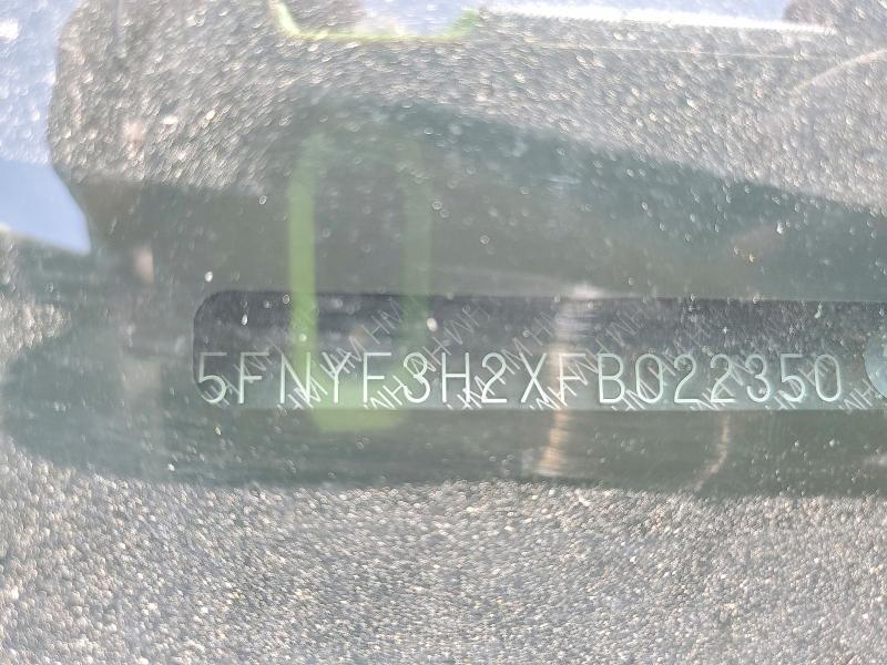 52391716 :رقم المزاد ، 5FNYF3H2XFB022350 vin ، 2015 Honda Pilot مزاد بيع