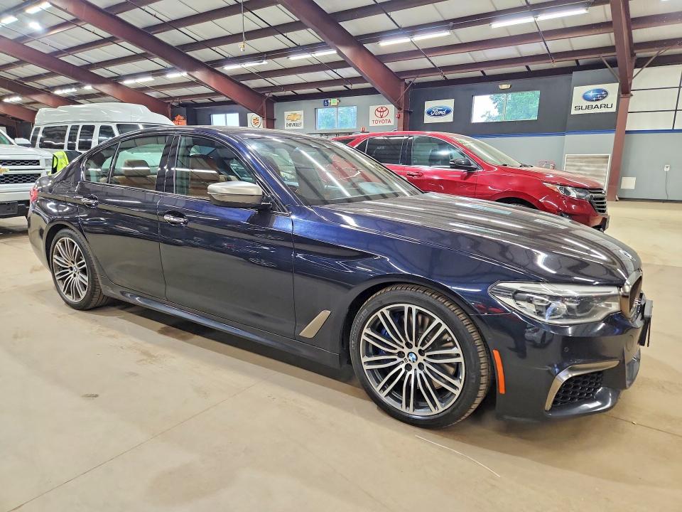 2018 Bmw M550i მანქანა იყიდება აუქციონზე, vin: WBAJB9C52JB035796, აუქციონის ნომერი: 54597356