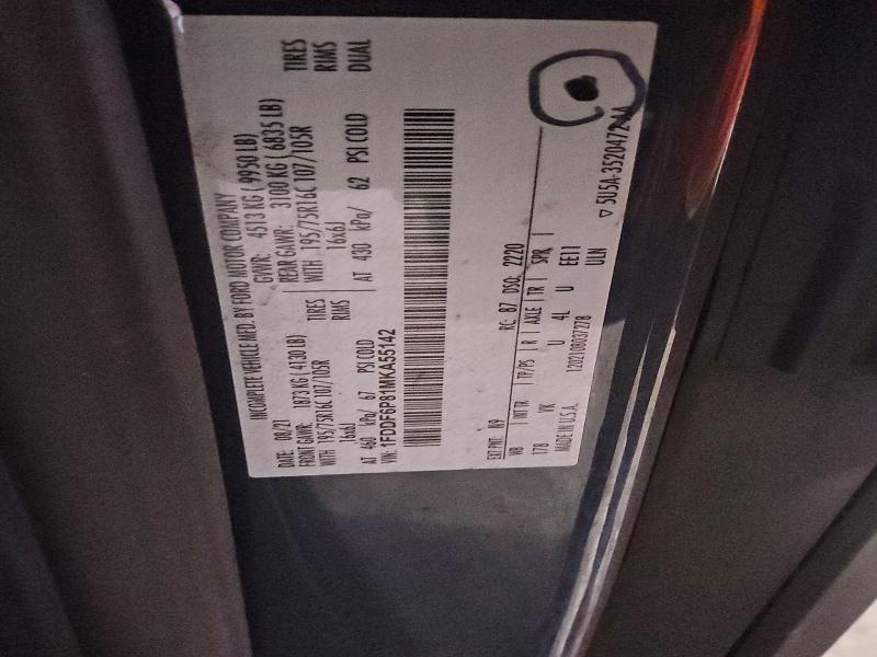 Продаж на аукціоні авто 2021 Ford Transit, vin: 1FDDF6P81MKA55142, номер лоту: 52022976