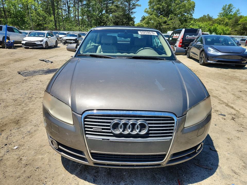 Aukcja sprzedaży 2007 Audi A4, vin: WAUDF48H47K030566, numer aukcji: 53259016