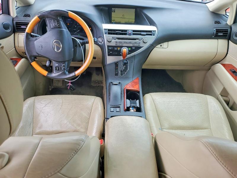 52076096 :رقم المزاد ، 2T2BK1BA9AC060358 vin ، 2010 Lexus Rx مزاد بيع