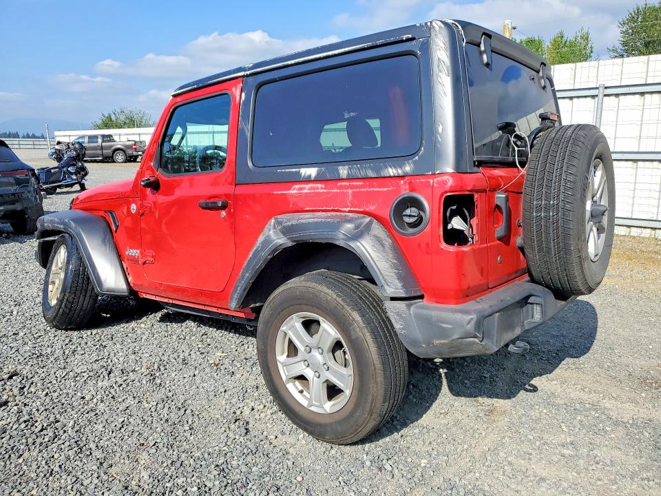 2020 Jeep Wrangler მანქანა იყიდება აუქციონზე, vin: 1C4GJXAG5LW162207, აუქციონის ნომერი: 52575446
