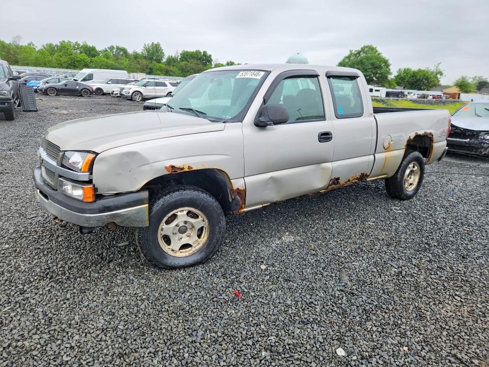53971846 :رقم المزاد ، 2GCEK19T541158167 vin ، 2004 Chevrolet Silverado مزاد بيع