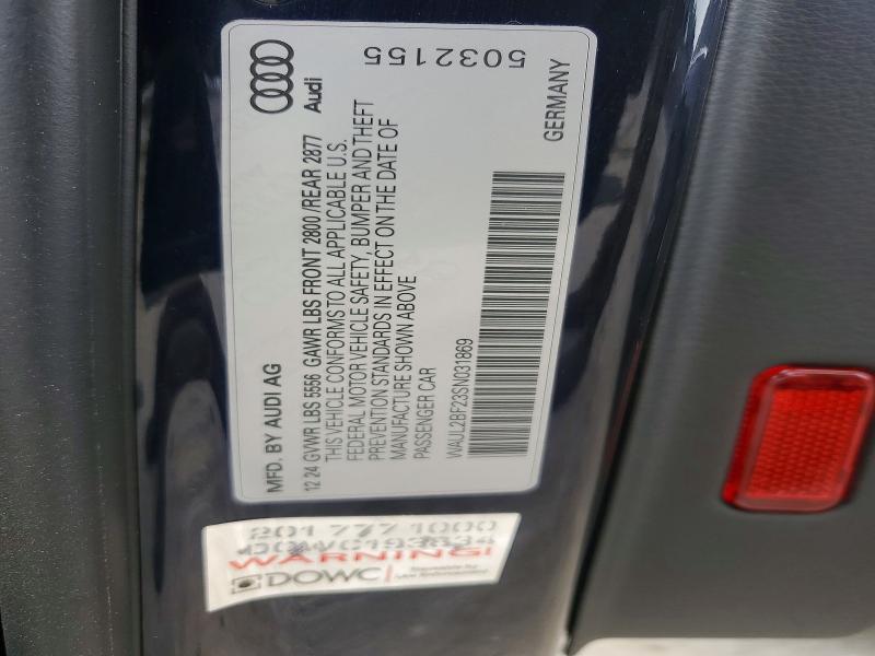 Продажа на аукционе авто 2025 Audi A6, vin: WAUL2BF23SN031869, номер лота: 54683336
