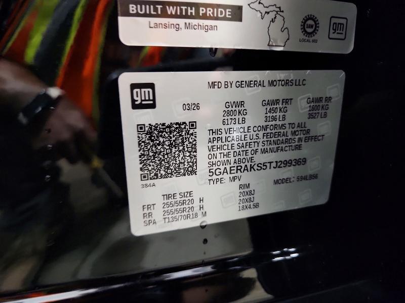 52211616 :رقم المزاد ، 5GAERAKS5TJ299369 vin ، 2026 Buick Enclave مزاد بيع