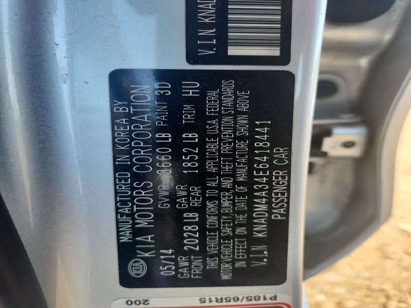 Продаж на аукціоні авто 2014 Kia Rio, vin: KNADM4A34E6418441, номер лоту: 54229896