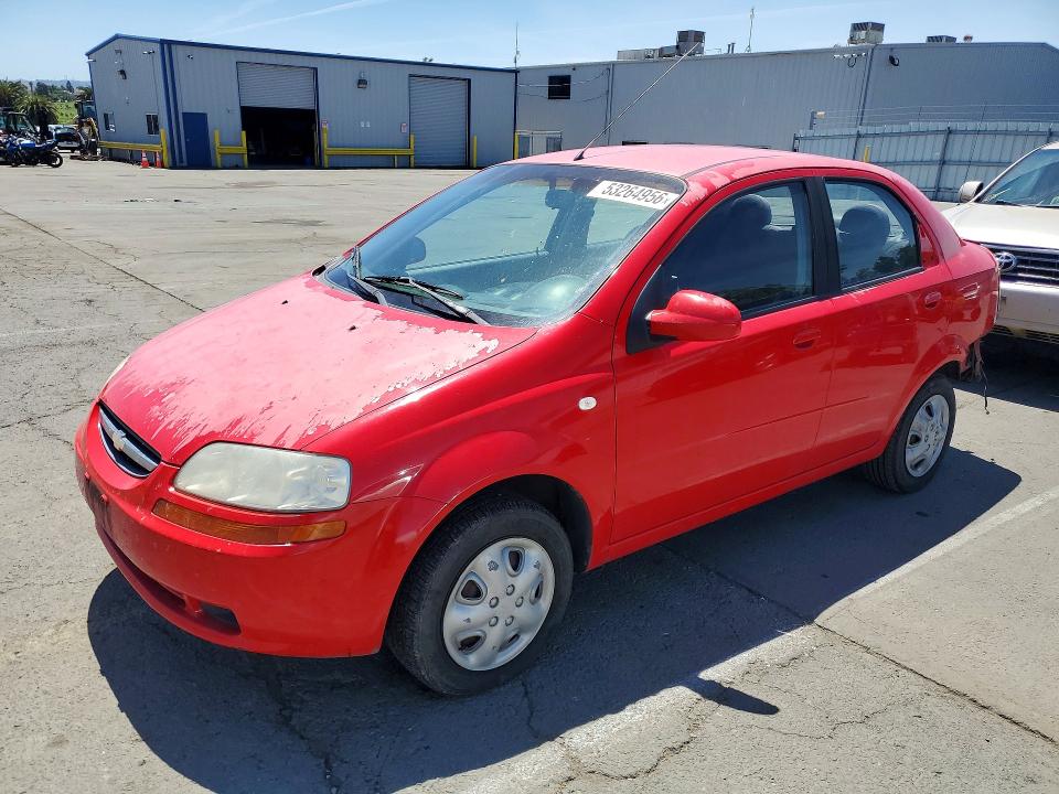 Продажа на аукционе авто 2006 Chevrolet Aveo, vin: KL1TD56606B532377, номер лота: 53264956