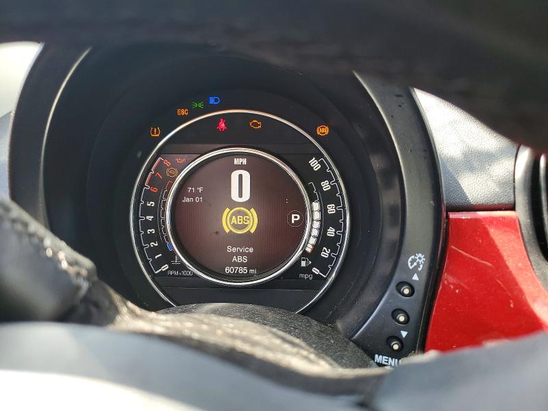 53959606 :رقم المزاد ، 3C3CFFKR3HT570801 vin ، 2017 Fiat 500 مزاد بيع
