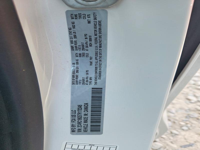 Продаж на аукціоні авто 2026 Chrysler Pacifica, vin: 2C4RC1BG5TR170346, номер лоту: 52564706