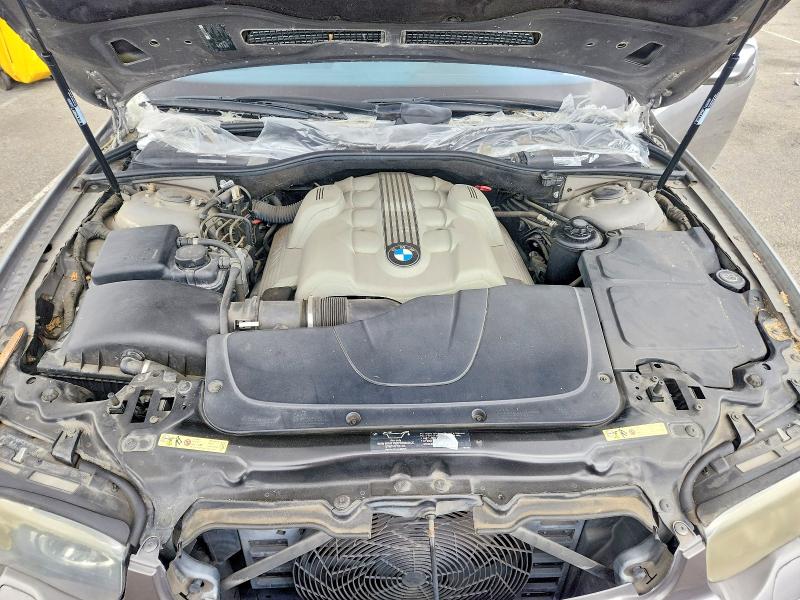 52454716 :رقم المزاد ، WBAGN63423DR12172 vin ، 2003 Bmw 745 مزاد بيع