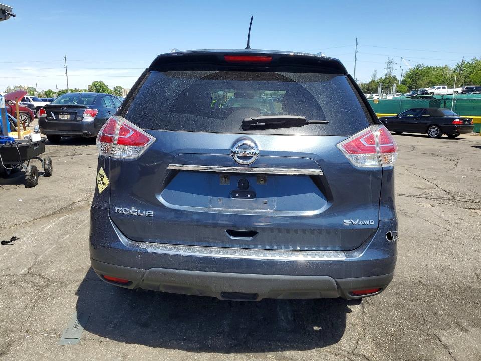 2016 Nissan Rogue მანქანა იყიდება აუქციონზე, vin: KNMAT2MV0GP614268, აუქციონის ნომერი: 53128536