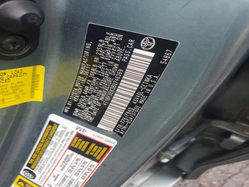 Aukcja sprzedaży 2011 Toyota Camry, vin: 4T1BF3EK3BU746369, numer aukcji: 53985896