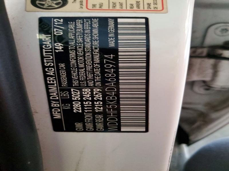 Продаж на аукціоні авто 2013 Mercedes-benz E, vin: WDDHF5KB4DA684974, номер лоту: 54474836