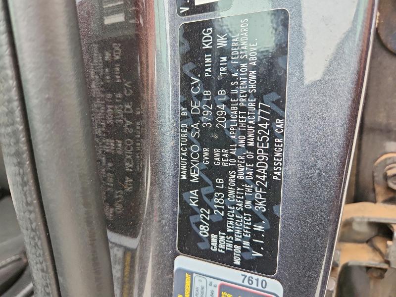 53781986 :رقم المزاد ، 3KPF24AD9PE524777 vin ، 2023 Kia Forte مزاد بيع