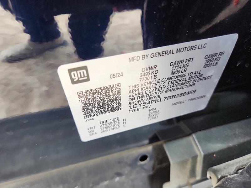 Продажа на аукционе авто 2024 Cadillac Escalade, vin: 1GYS4PKL7RR286459, номер лота: 51506076