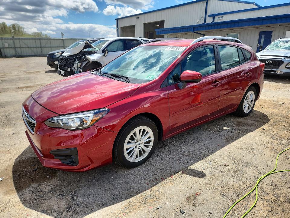 2018 Subaru Impreza მანქანა იყიდება აუქციონზე, vin: 4S3GTAD61J3719185, აუქციონის ნომერი: 53283686