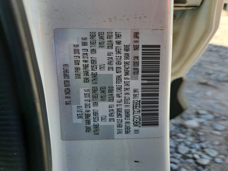 53975506 :رقم المزاد ، JM3KE2CY7G0766882 vin ، 2016 Mazda Cx-5 مزاد بيع