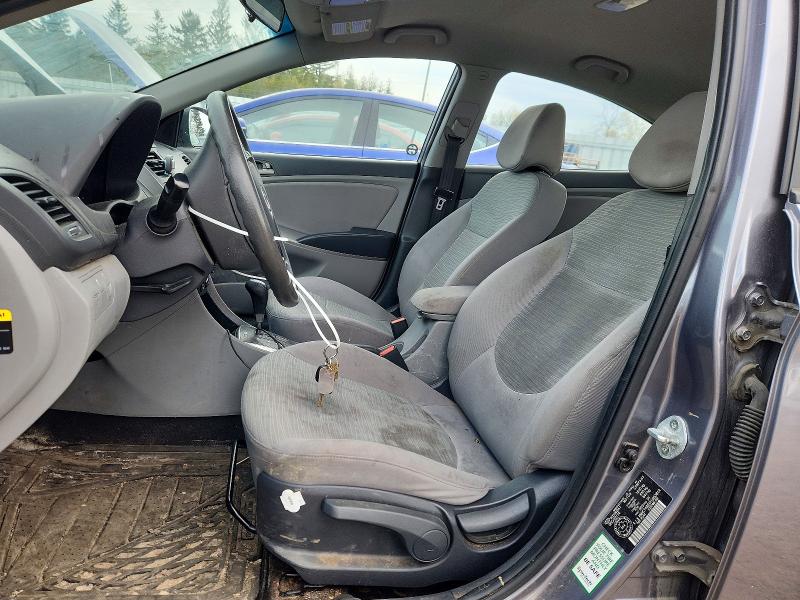 52741956 :رقم المزاد ، KMHCT4AE6FU853814 vin ، 2015 Hyundai Accent مزاد بيع