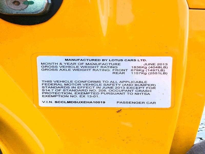 Продаж на аукціоні авто 2014 Lotus Evora, vin: SCCLMDSUXEHA10019, номер лоту: 55240476