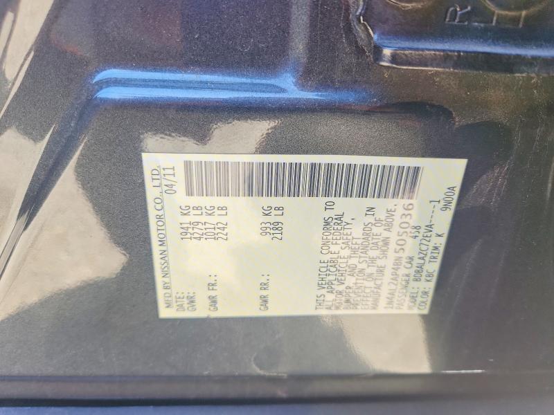 Aukcja sprzedaży 2011 Nissan Altima, vin: 1N4AL2AP4BN505036, numer aukcji: 53670946
