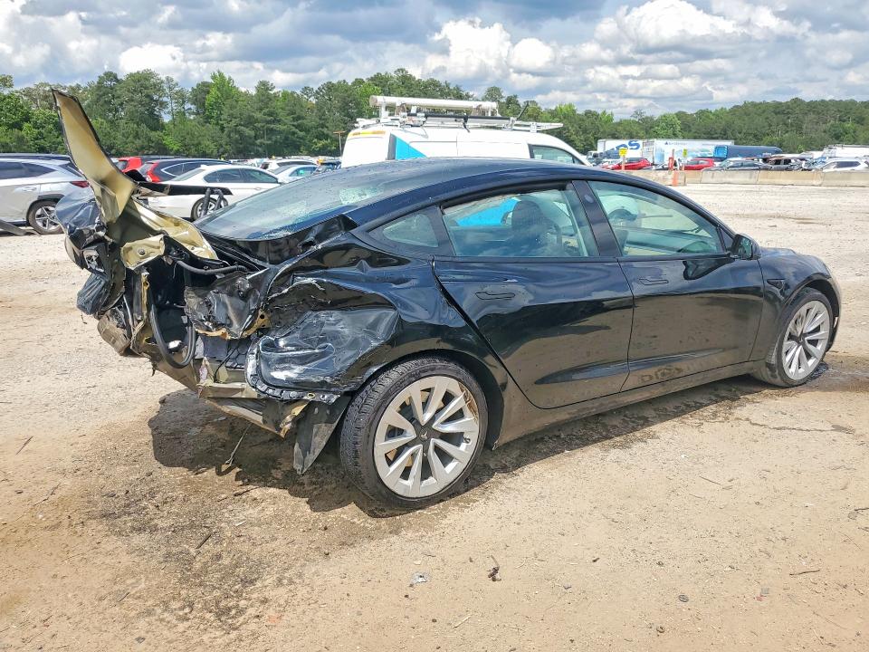 54467866 :رقم المزاد ، 5YJ3E1EA3NF184705 vin ، 2022 Tesla Model 3 مزاد بيع