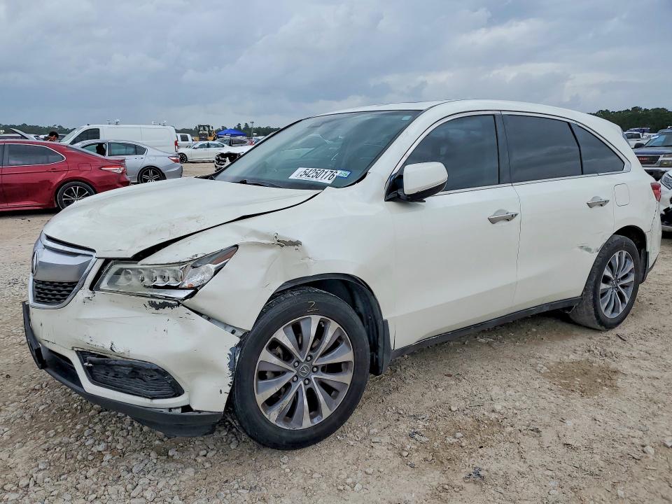 Продажа на аукционе авто 2016 Acura Mdx, vin: 5FRYD3H45GB021923, номер лота: 54250176