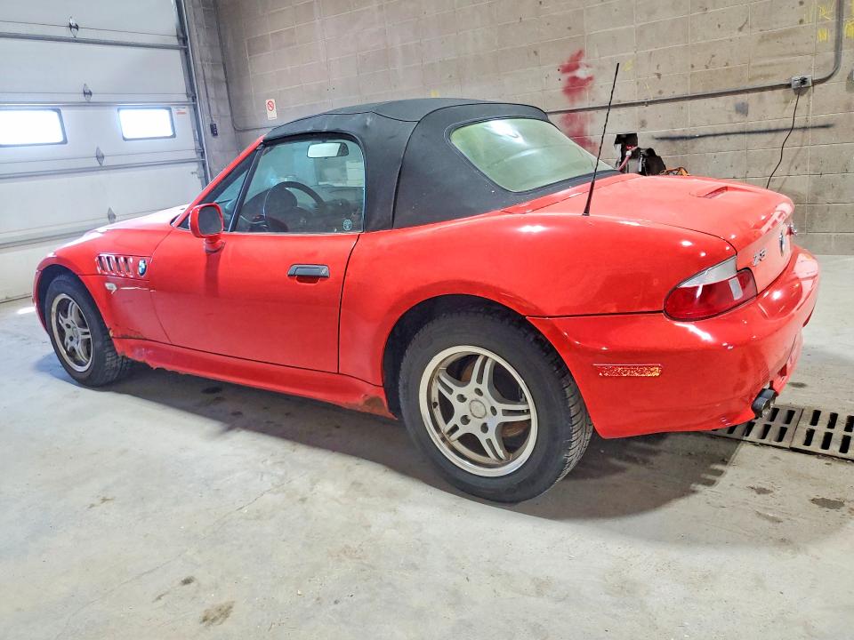 2001 Bmw Z3 მანქანა იყიდება აუქციონზე, vin: WBACN33401LM00720, აუქციონის ნომერი: 55147646