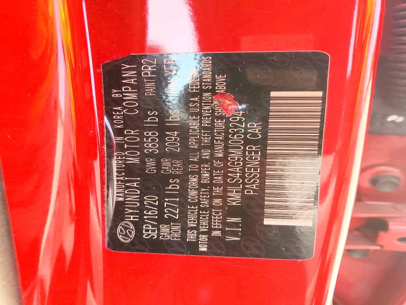 Aukcja sprzedaży 2021 Hyundai Elantra, vin: KMHLS4AG9MU063294, numer aukcji: 52389586