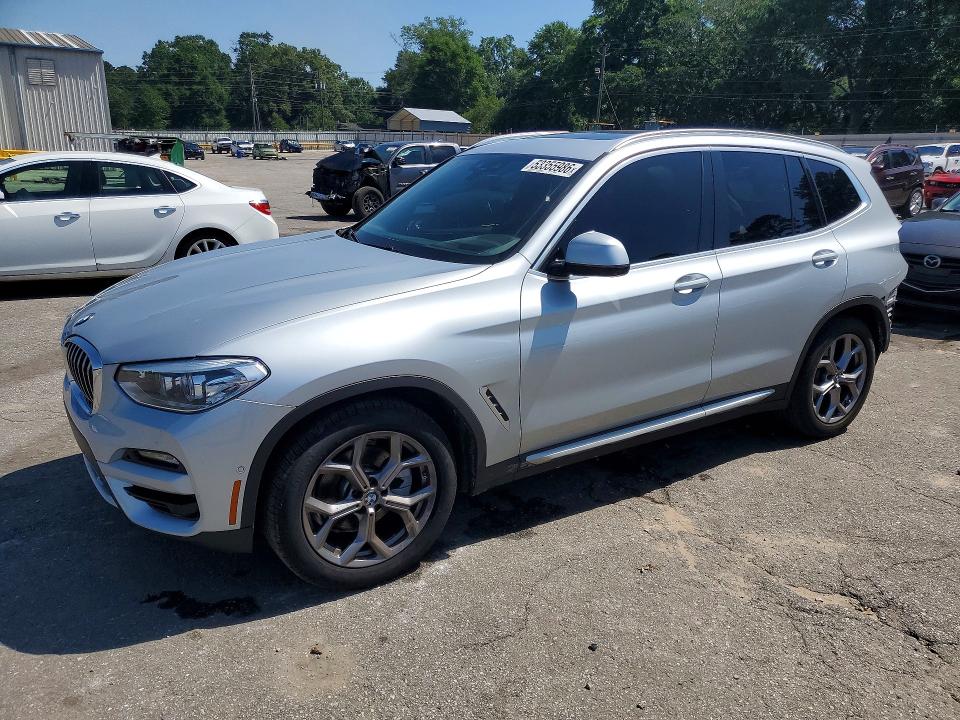 2021 Bmw X3 მანქანა იყიდება აუქციონზე, vin: 5UXTY5C05M9H85150, აუქციონის ნომერი: 53355986