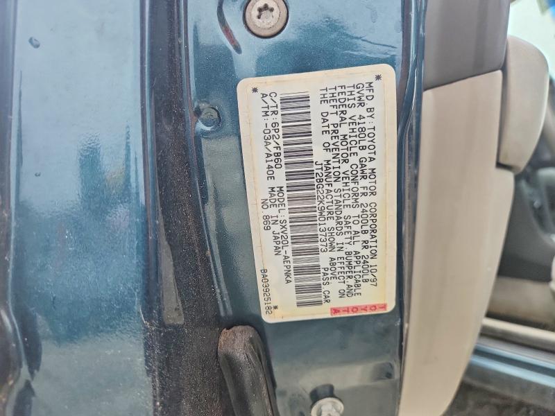 54879076 :رقم المزاد ، JT2BG22K9W0137373 vin ، 1998 Toyota Camry مزاد بيع