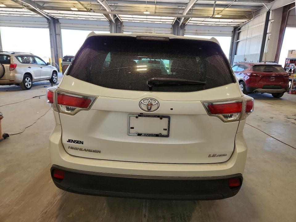 Auction sale of the 2016 Toyota Highlander, vin: 5TDBKRFH9GS251160, lot number: 52858976