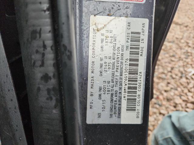 52475146 :رقم المزاد ، JM1BM1W76G1301576 vin ، 2016 Mazda 3 مزاد بيع
