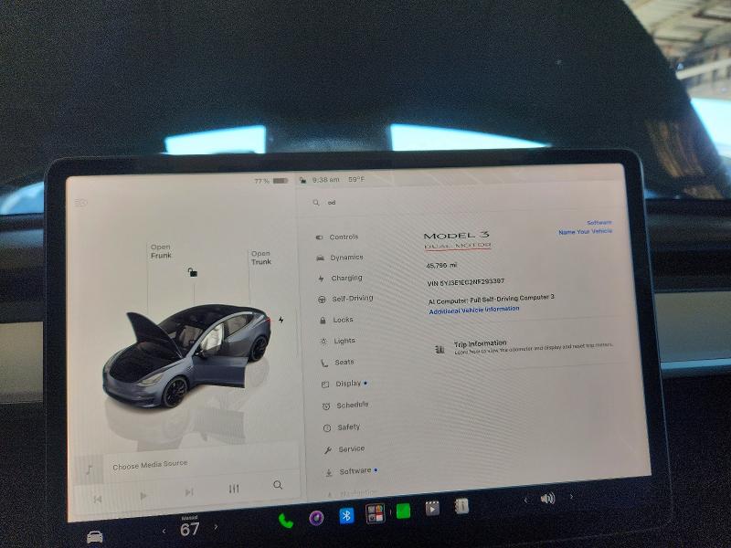 Продаж на аукціоні авто 2022 Tesla Model 3, vin: 5YJ3E1EC2NF293397, номер лоту: 54129886