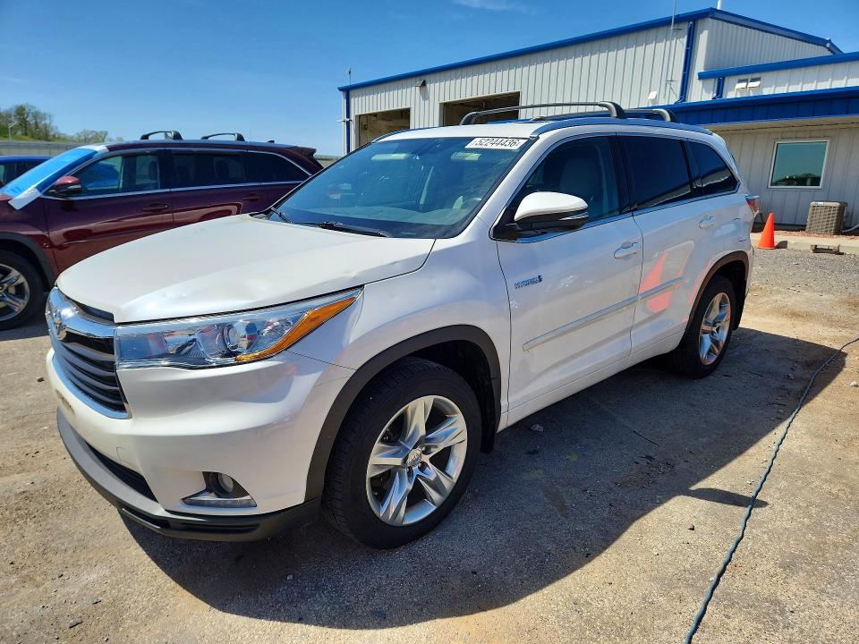 Продаж на аукціоні авто 2015 Toyota Highlander Hybrid, vin: 5TDDCRFHXFS011569, номер лоту: 52244436