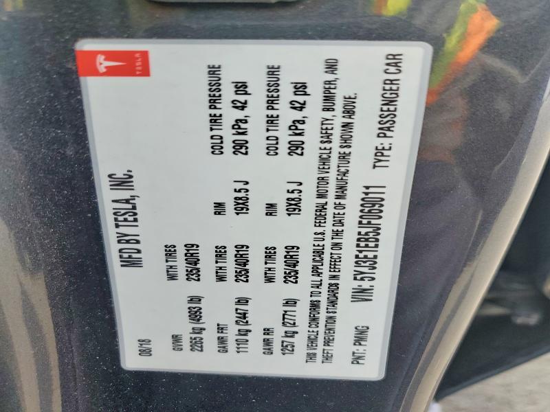 Aukcja sprzedaży 2018 Tesla Model 3, vin: 5YJ3E1EB5JF069011, numer aukcji: 52193616